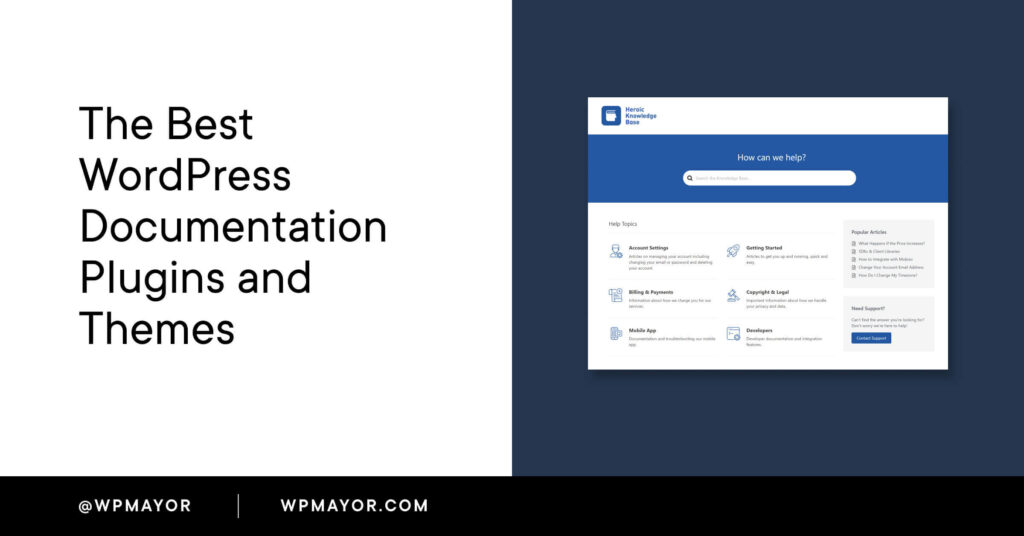 Best Wordpress Documentation Plugins And Themes (2022)